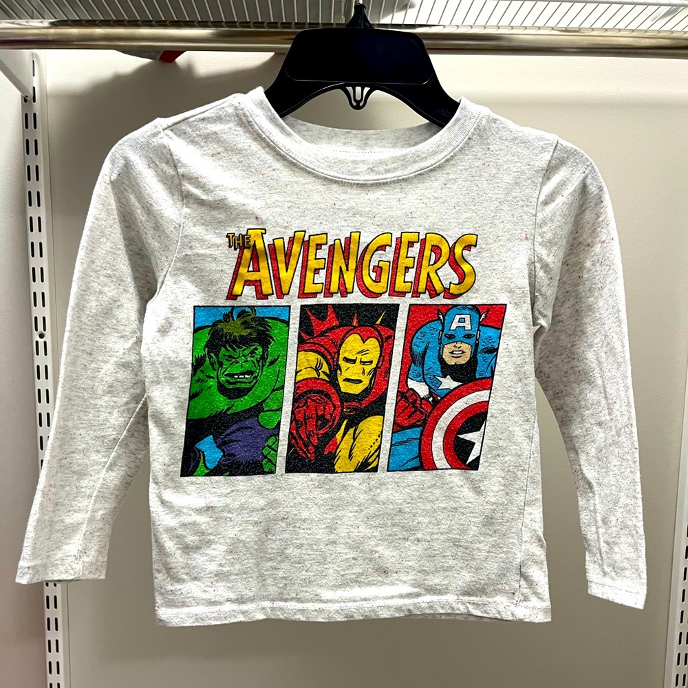 Marvel The Avengers Long Sleeved T-shirt, size 5T